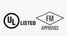 UL Listed and FM Approved marks supplied by Jainsons Industries